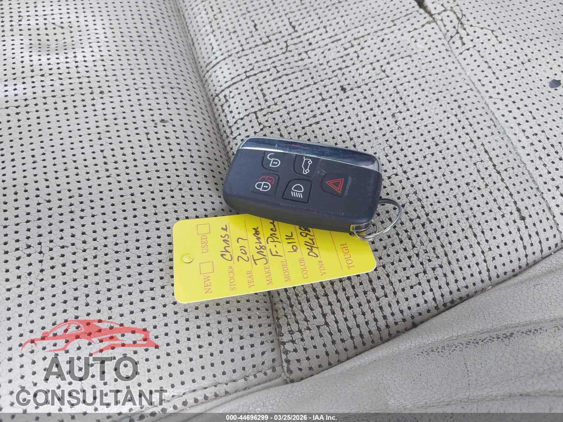 JAGUAR F-PACE 2017 - SADCL2BV9HA046980