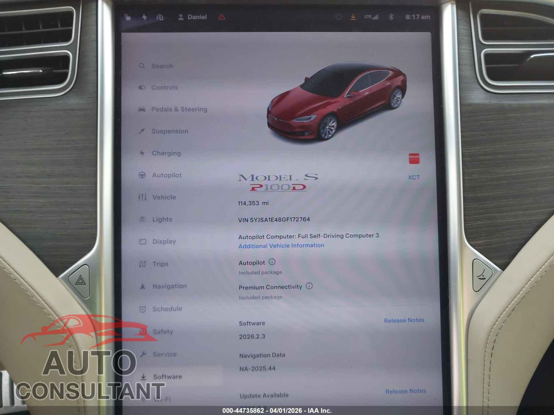TESLA MODEL S 2016 - 5YJSA1E48GF172764