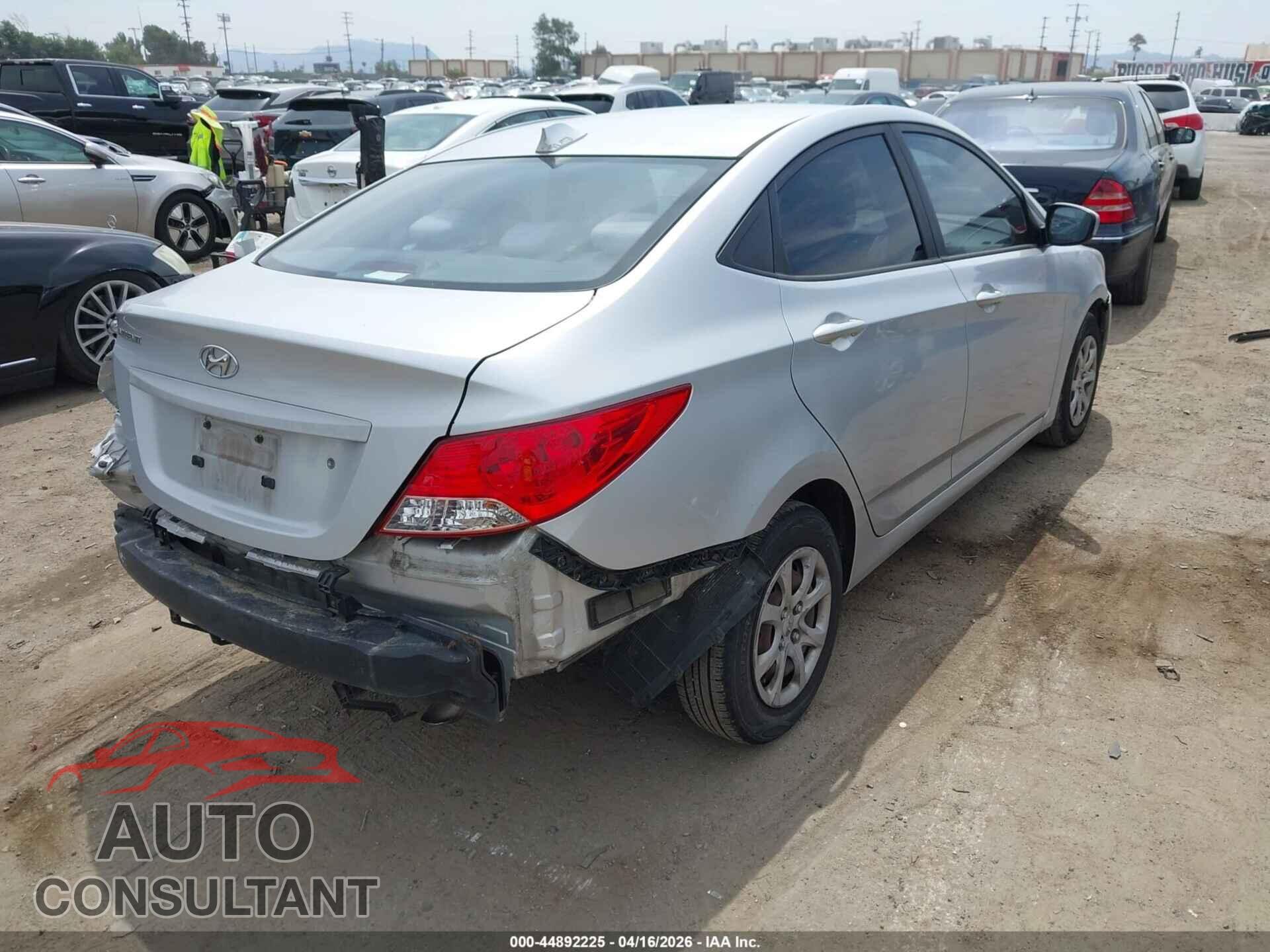 HYUNDAI ACCENT 2012 - KMHCT4AE0CU217708