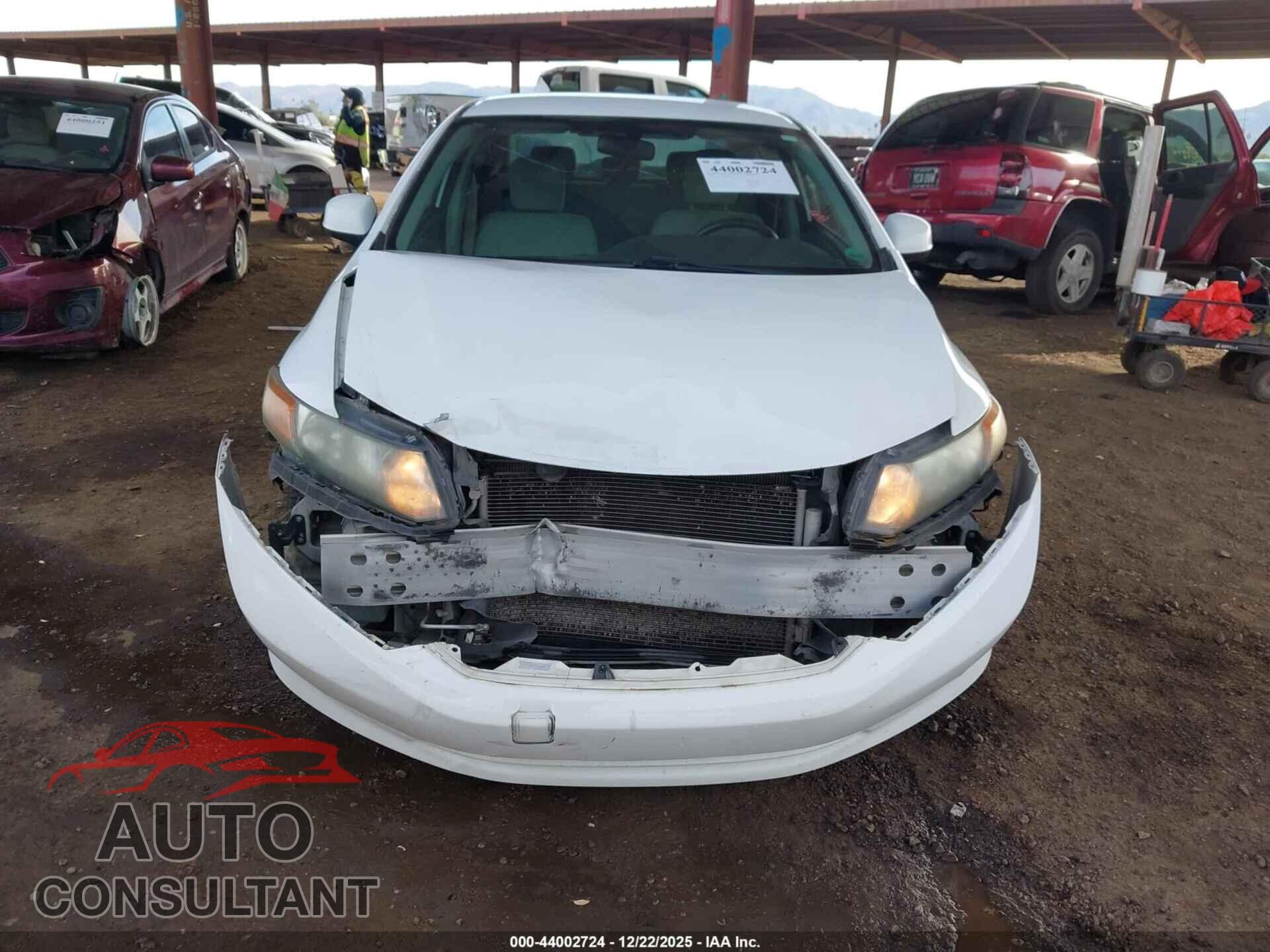 HONDA CIVIC 2012 - 2HGFB2F5XCH315828