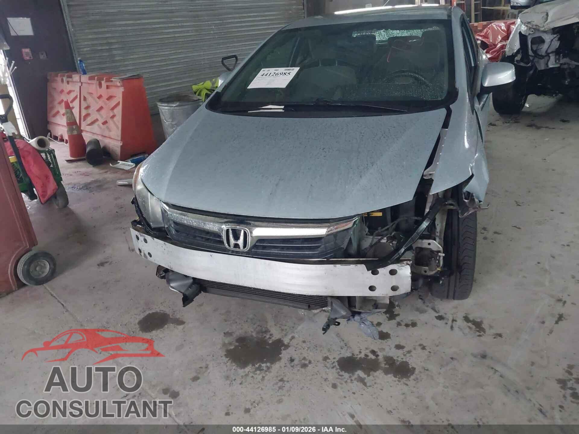 HONDA CIVIC 2012 - 19XFB2F52CE075765