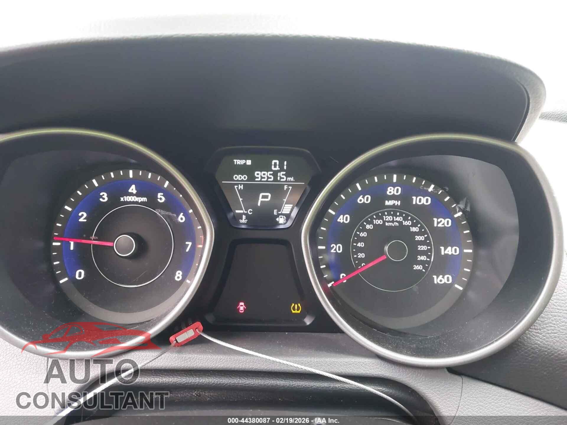 HYUNDAI ELANTRA 2013 - 5NPDH4AEXDH309592