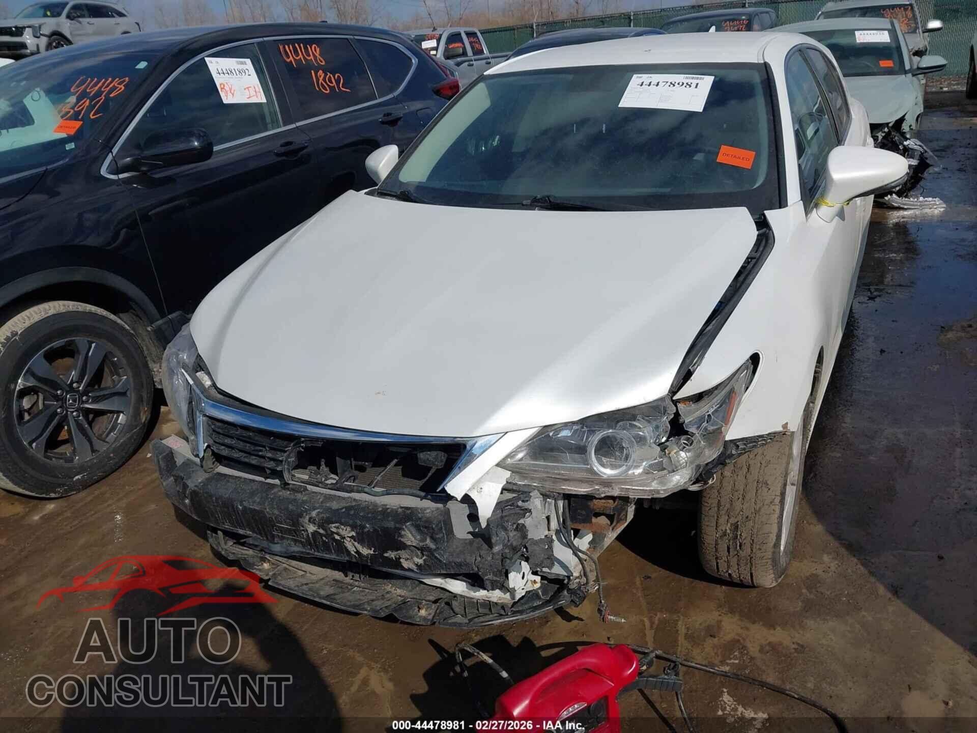 LEXUS CT 200H 2015 - JTHKD5BH5F2224230
