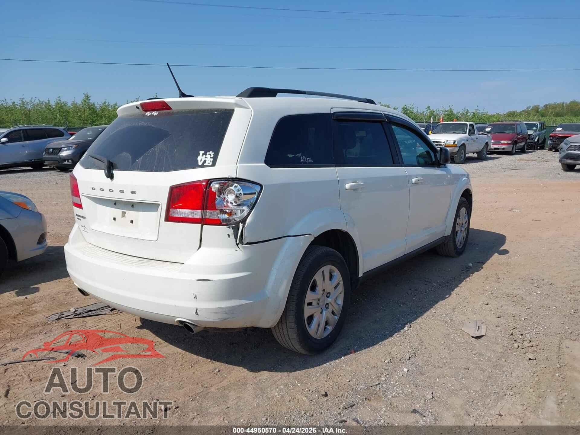 DODGE JOURNEY 2017 - 3C4PDDAG0HT584260