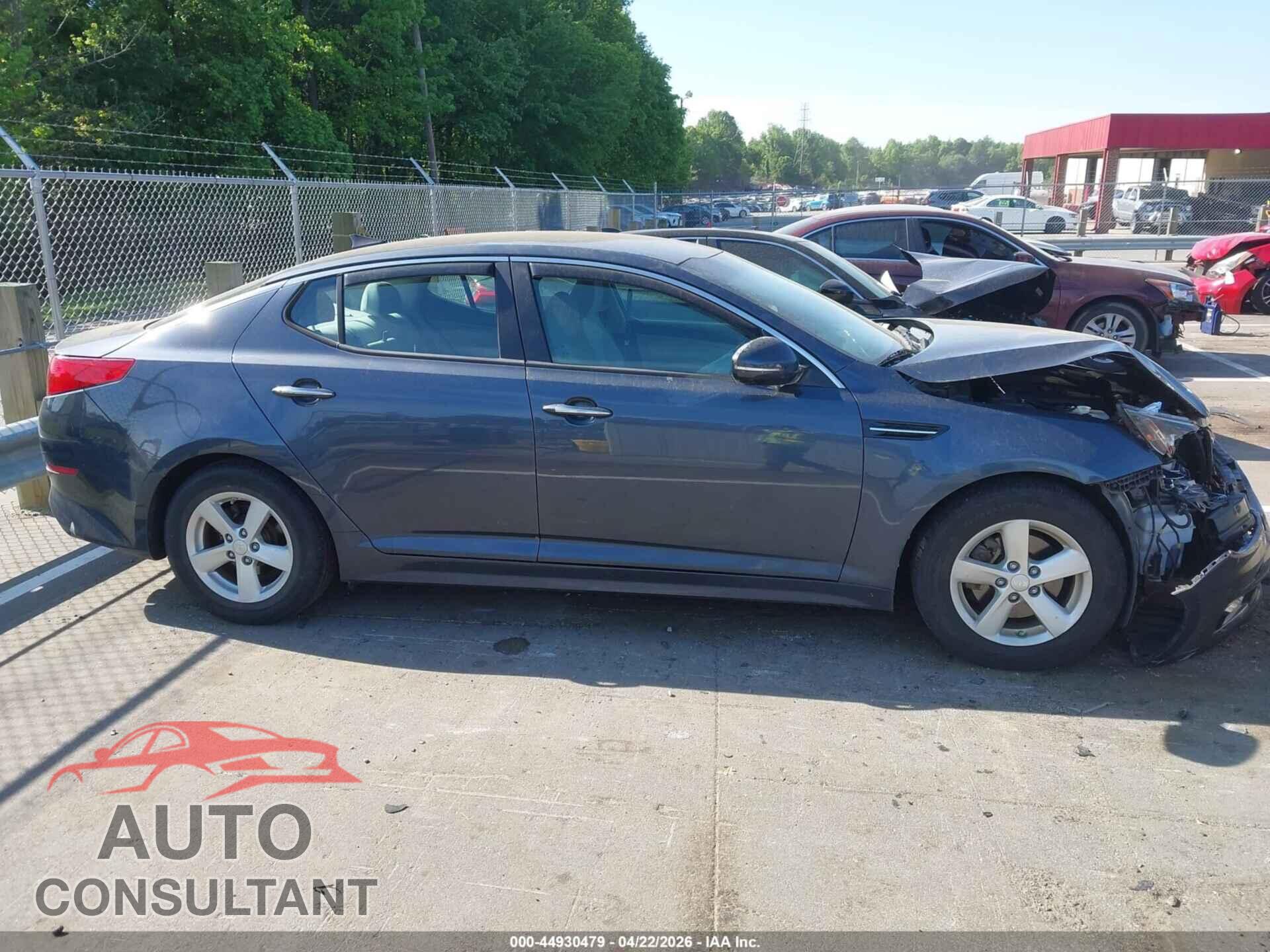 KIA OPTIMA 2015 - KNAGM4A70F5562821