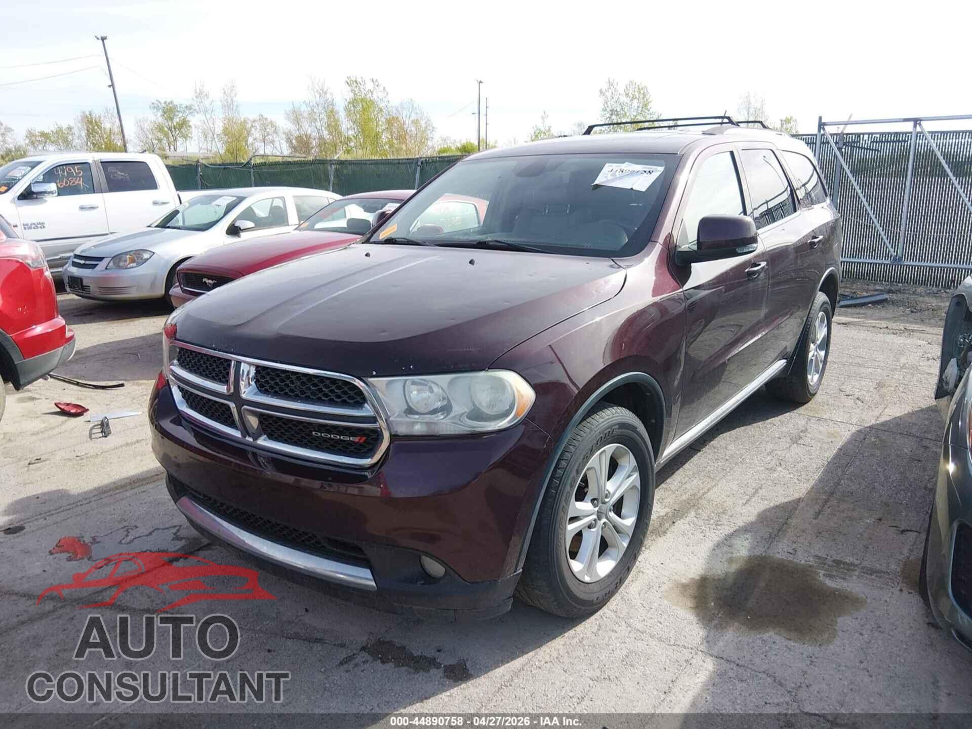 DODGE DURANGO 2012 - 1C4RDJDG3CC306296