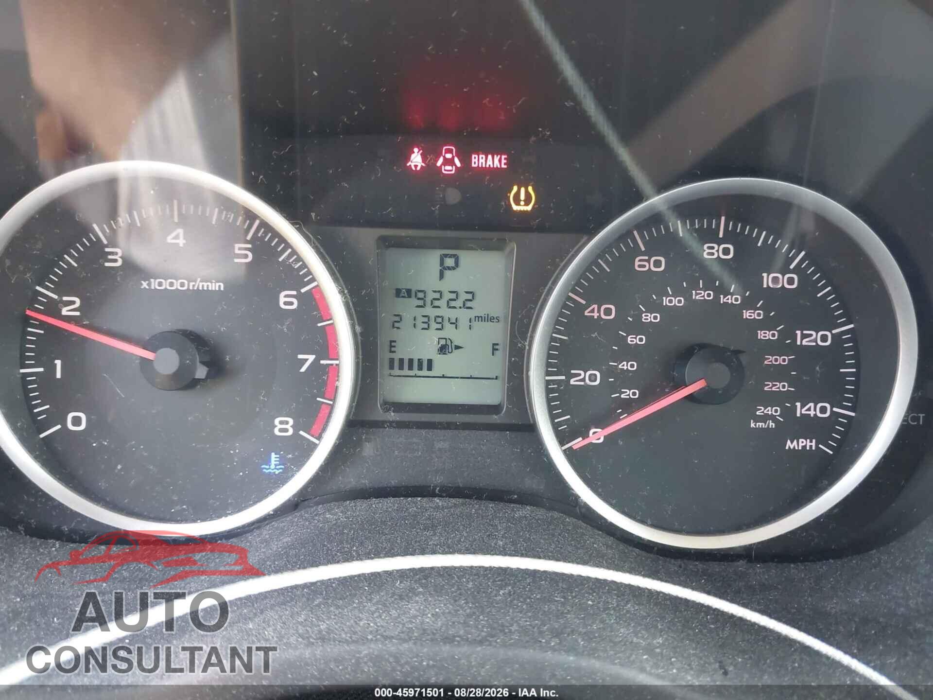 SUBARU FORESTER 2014 - JF2SJAEC1EH433593
