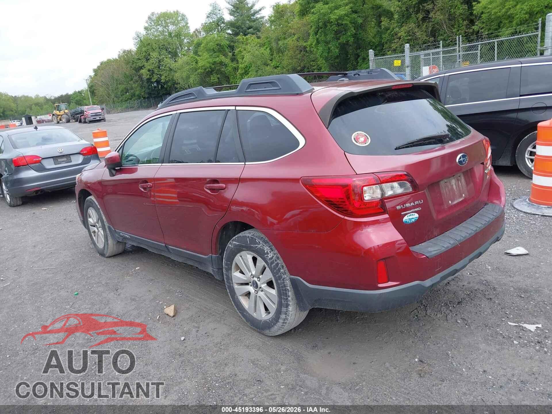 SUBARU OUTBACK 2015 - 4S4BSBCC8F3246964