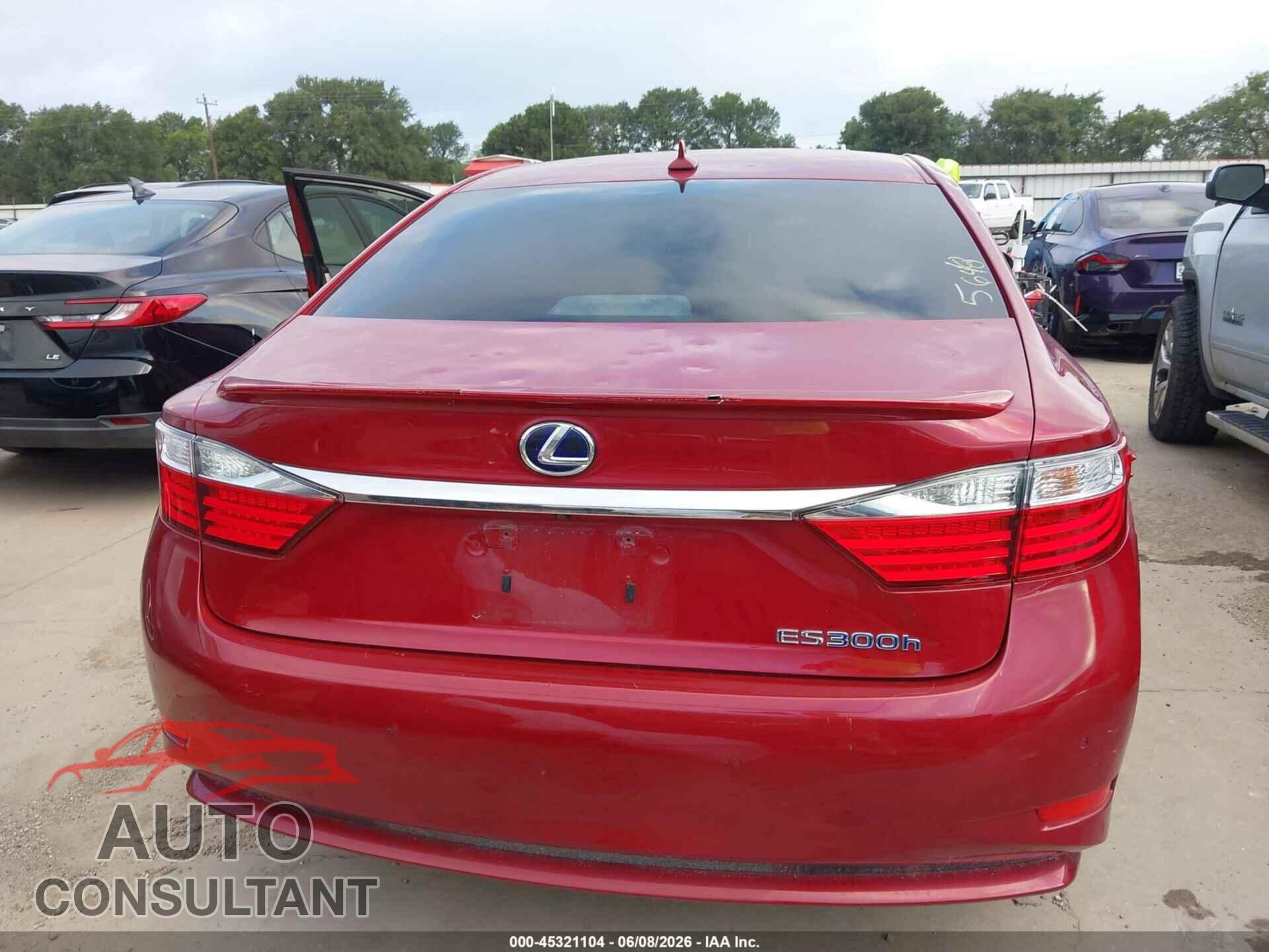 LEXUS ES 300H 2014 - JTHBW1GG4E2075648