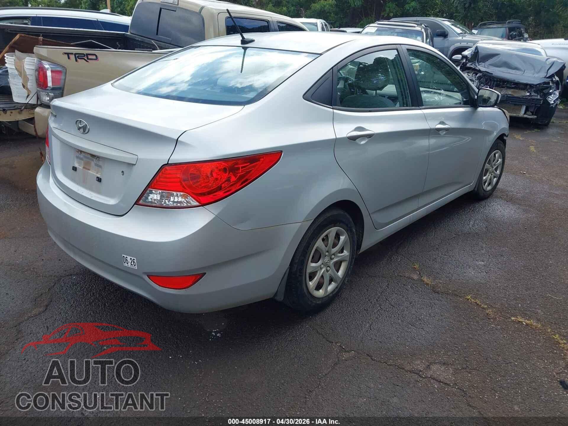 HYUNDAI ACCENT 2014 - KMHCT4AE3EU714285
