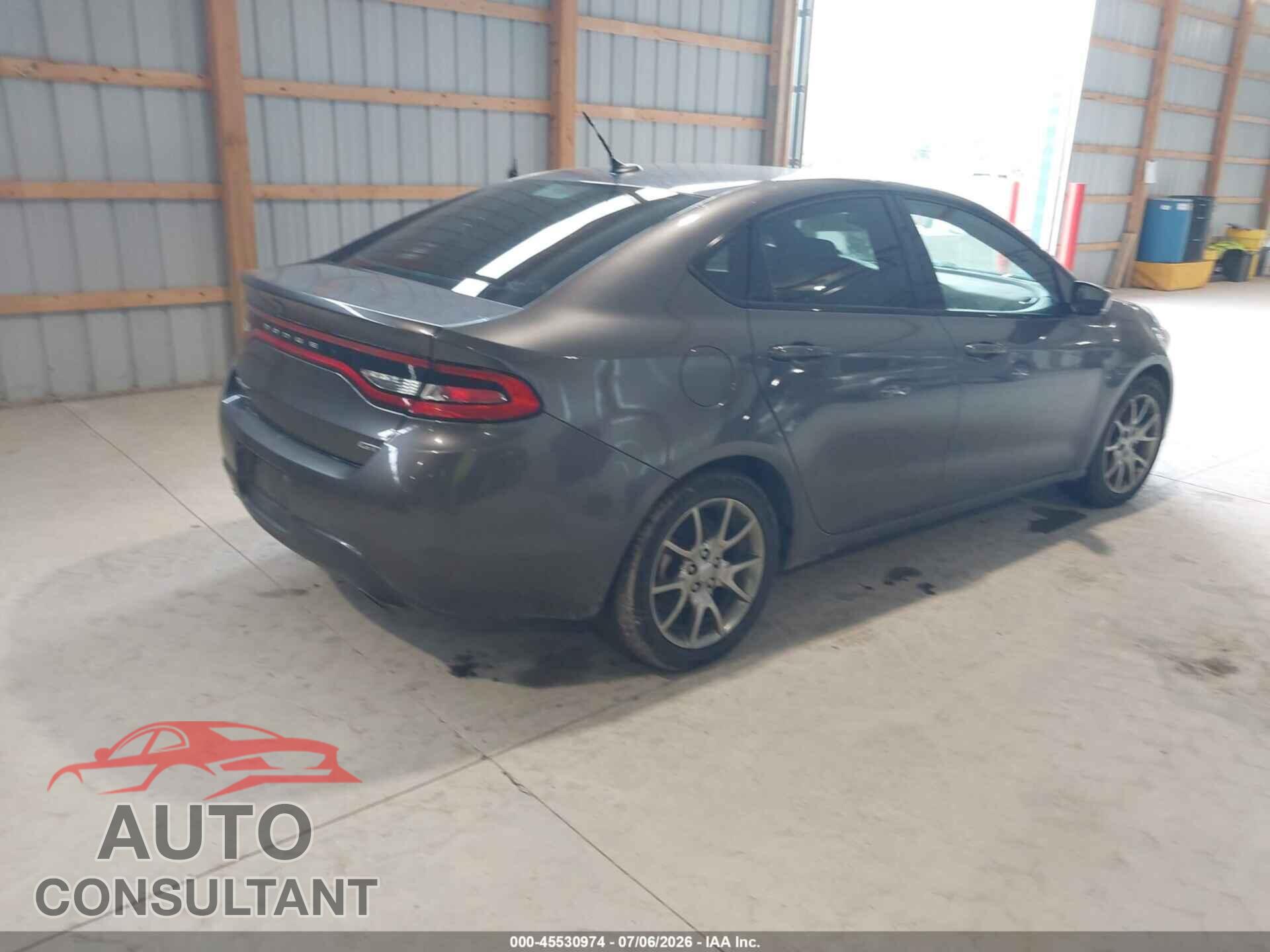 DODGE DART 2015 - 1C3CDFEB7FD266250