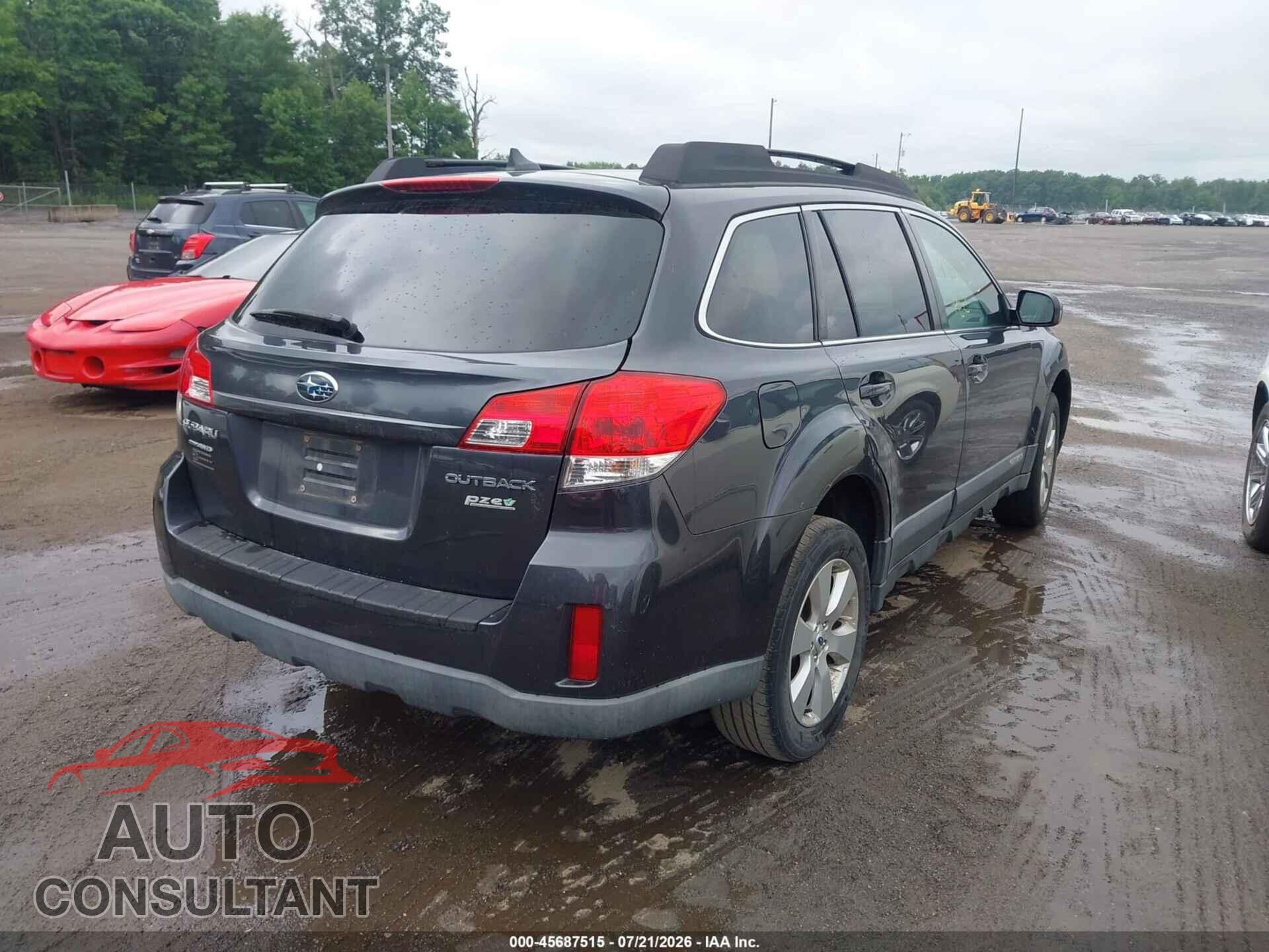 SUBARU OUTBACK 2011 - 4S4BRBLC5B3444035