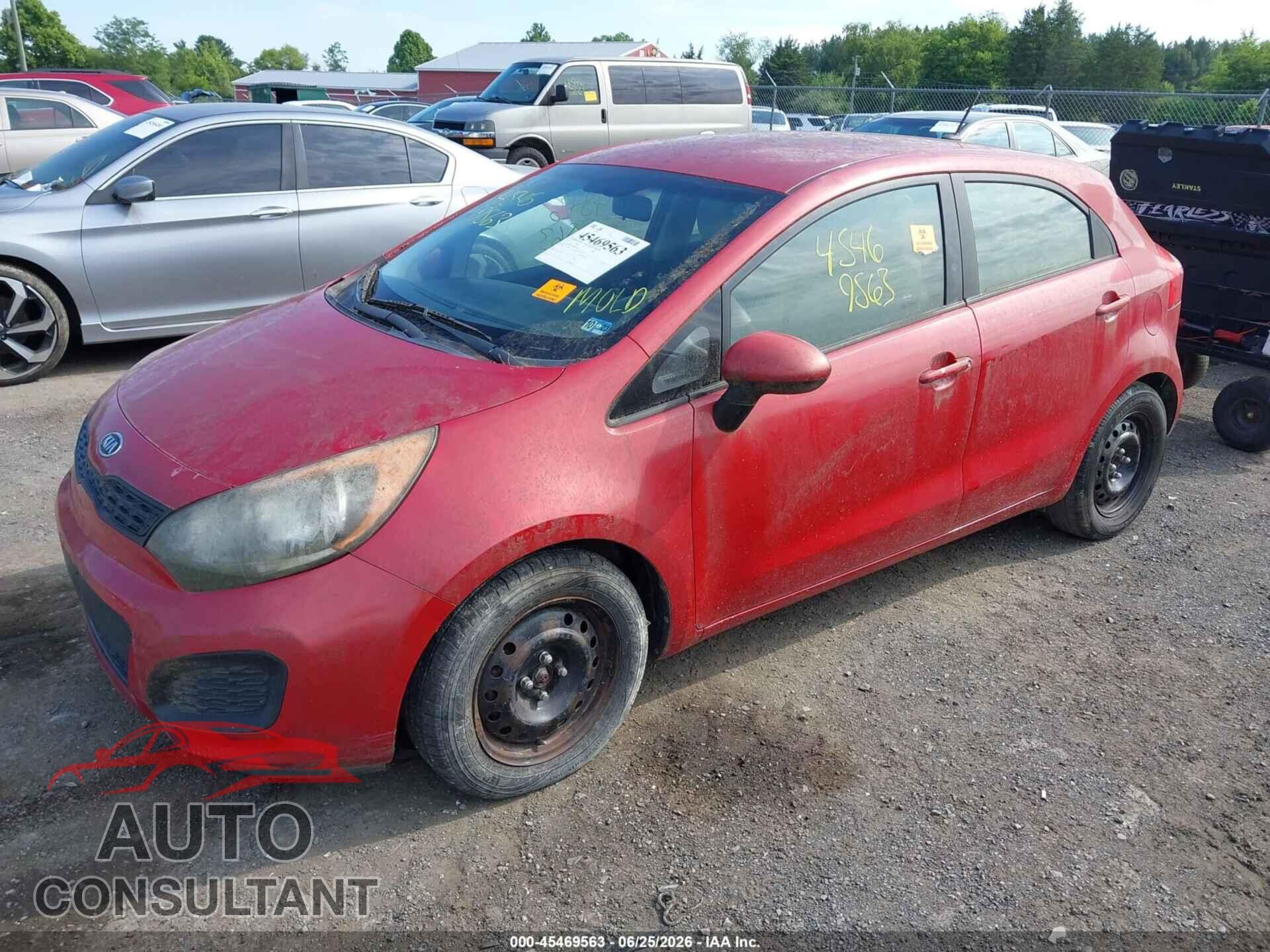 KIA RIO 2013 - KNADM5A36D6107890