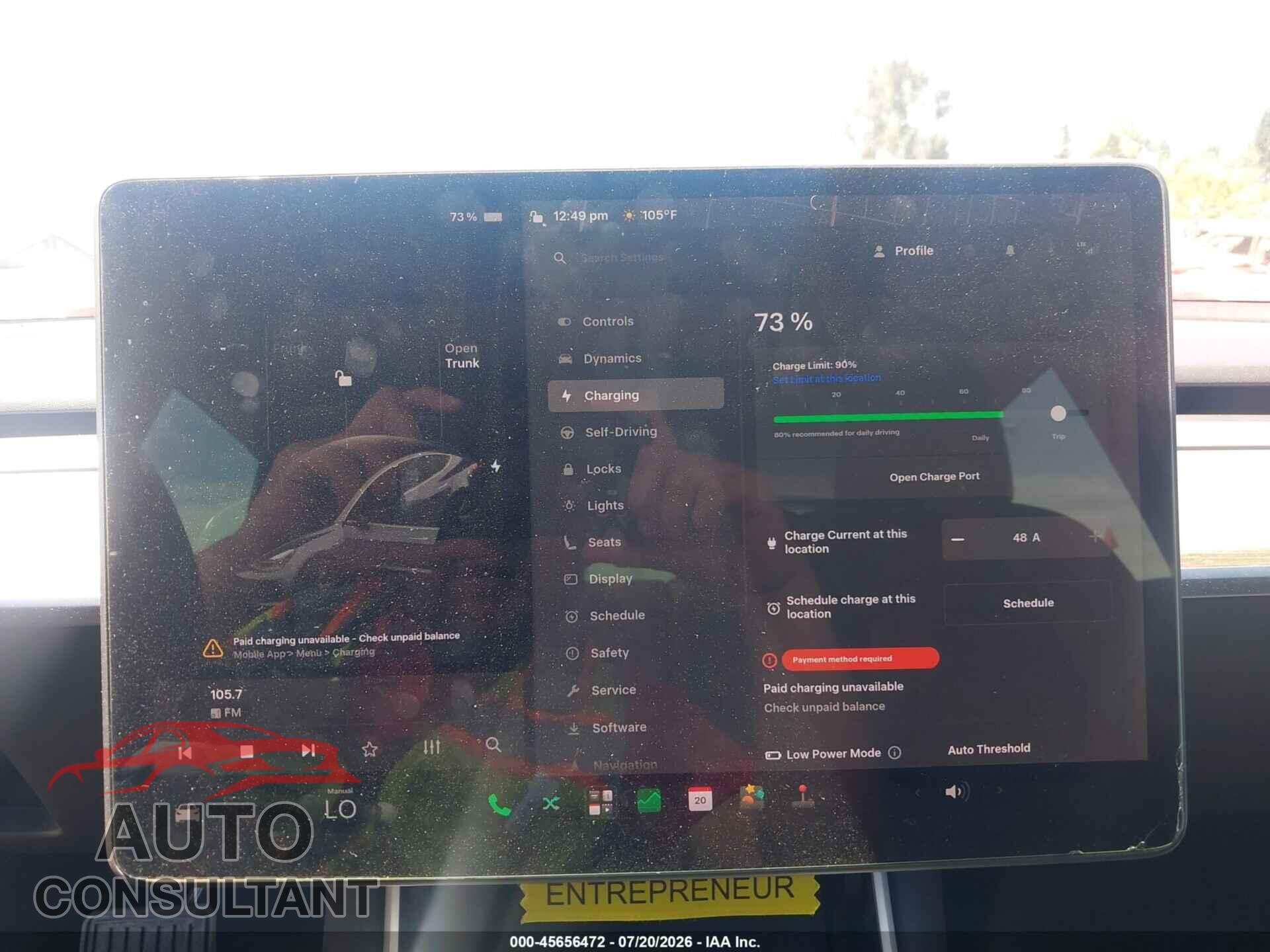 TESLA MODEL 3 2020 - 5YJ3E1EB7LF710677