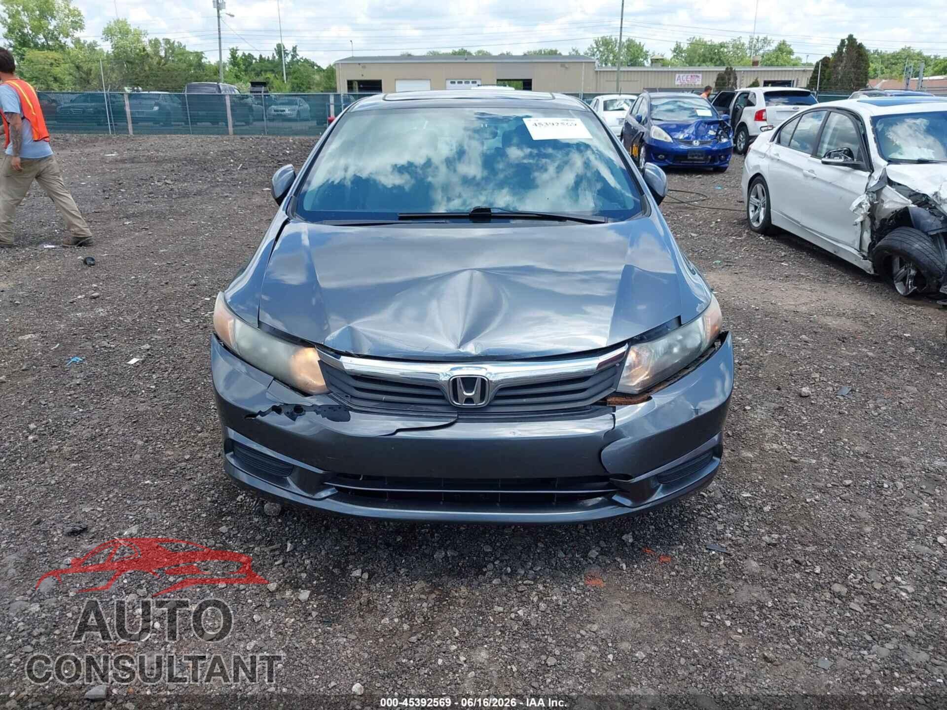 HONDA CIVIC 2012 - 19XFB2F8XCE089794