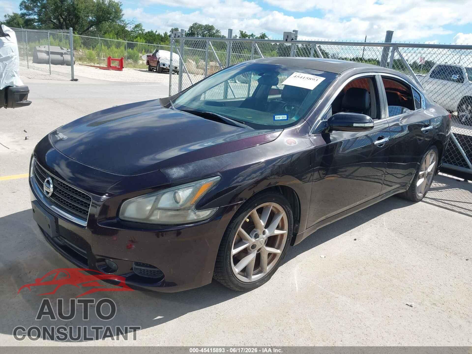 NISSAN MAXIMA 2011 - 1N4AA5AP0BC840846