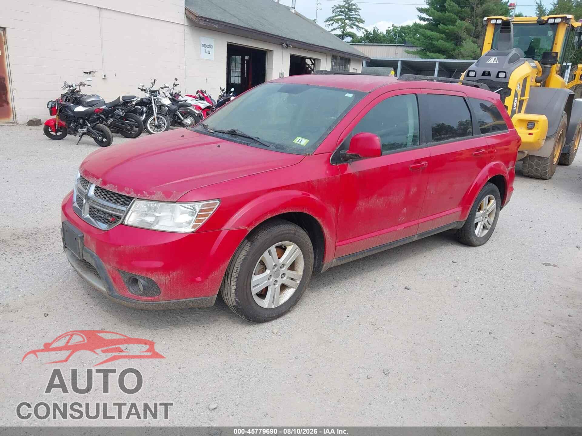 DODGE JOURNEY 2012 - 3C4PDCBB0CT331493
