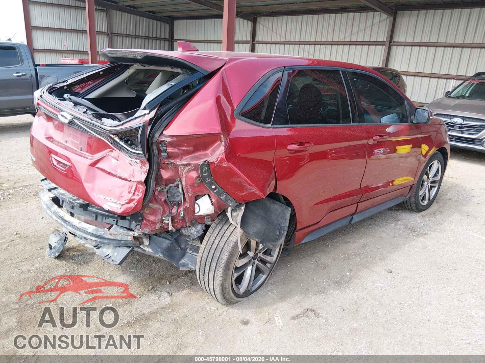 FORD EDGE 2015 - 2FMTK4AP0FBC15617
