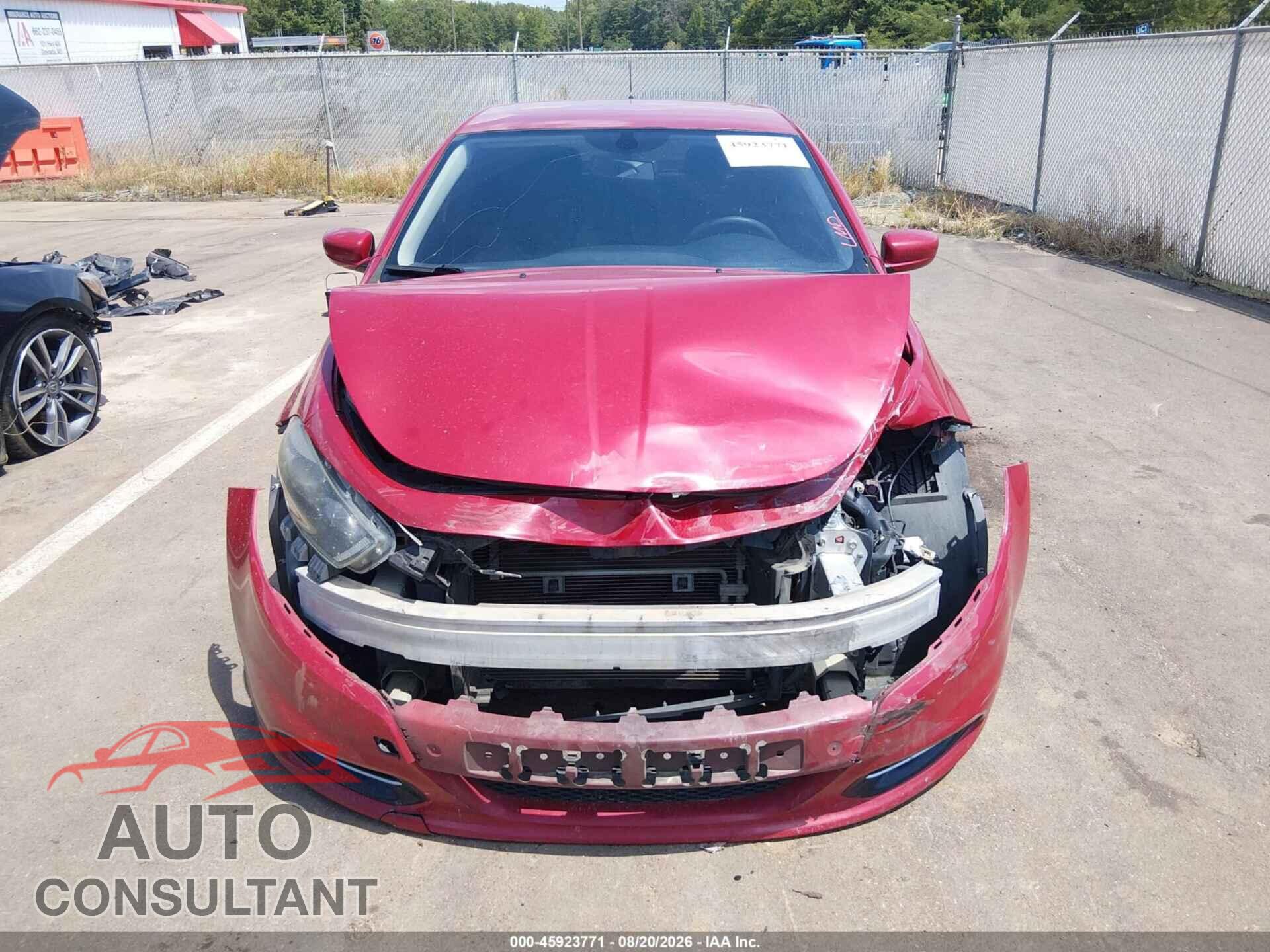 DODGE DART 2014 - 1C3CDFBB6ED747318