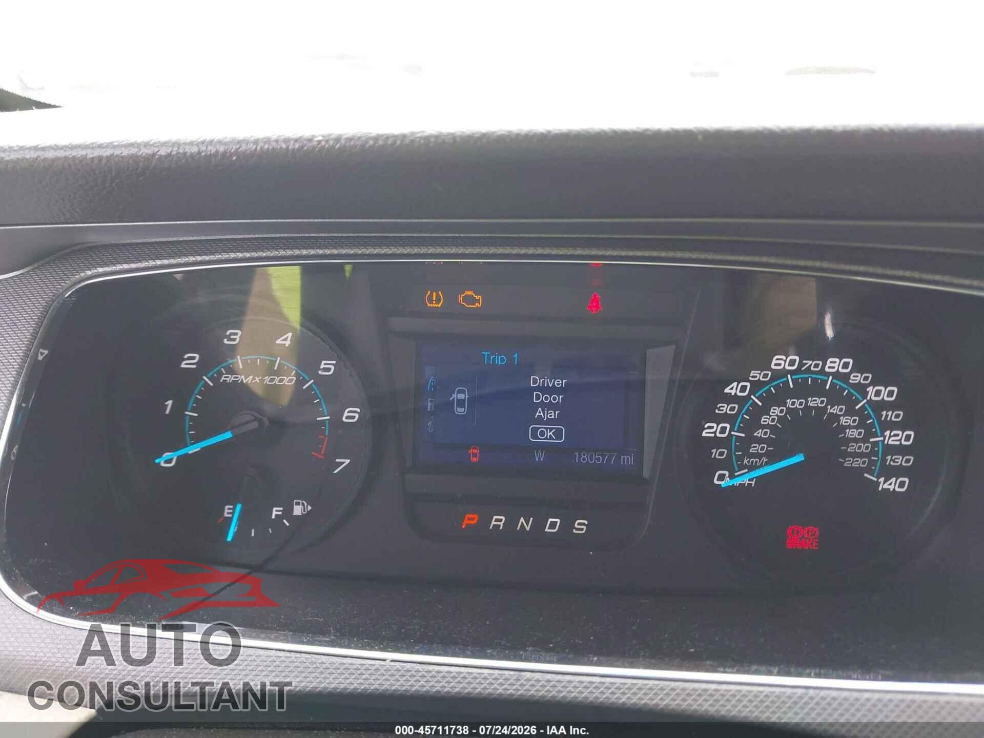 FORD TAURUS 2013 - 1FAHP2D82DG191823