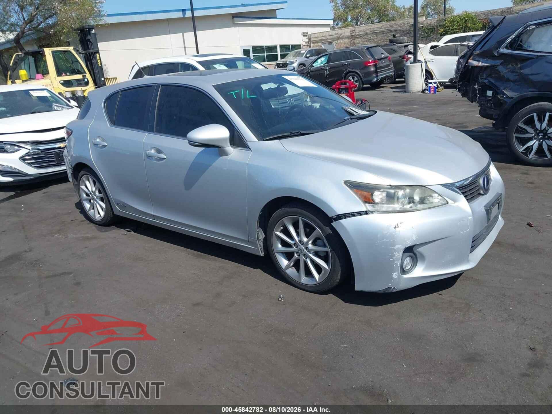 LEXUS CT 200H 2011 - JTHKD5BH0B2038363
