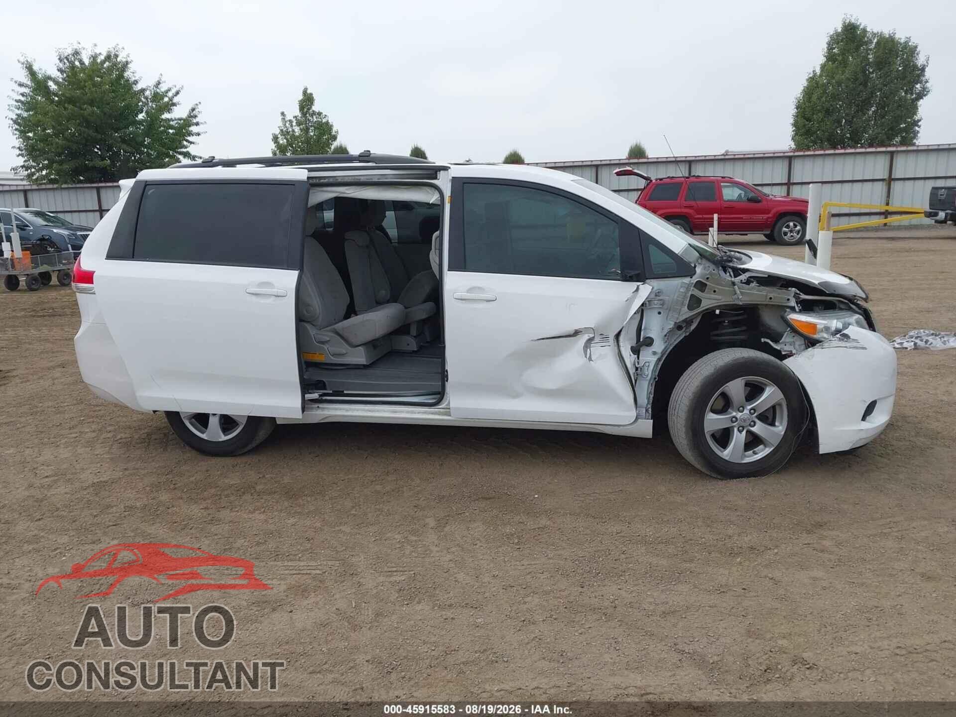 TOYOTA SIENNA 2012 - 5TDKK3DC3CS215821