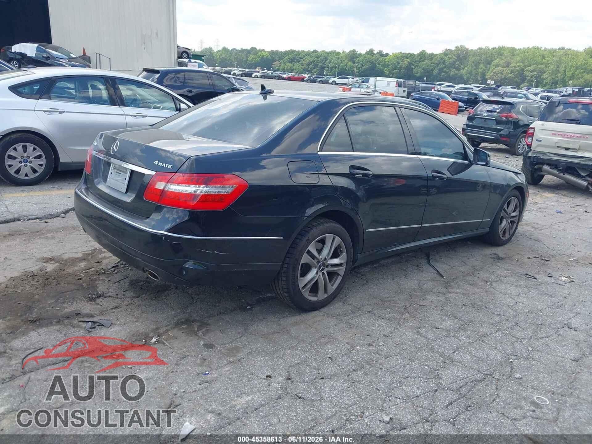 MERCEDES-BENZ E 350 2011 - WDDHF8HB3BA357276