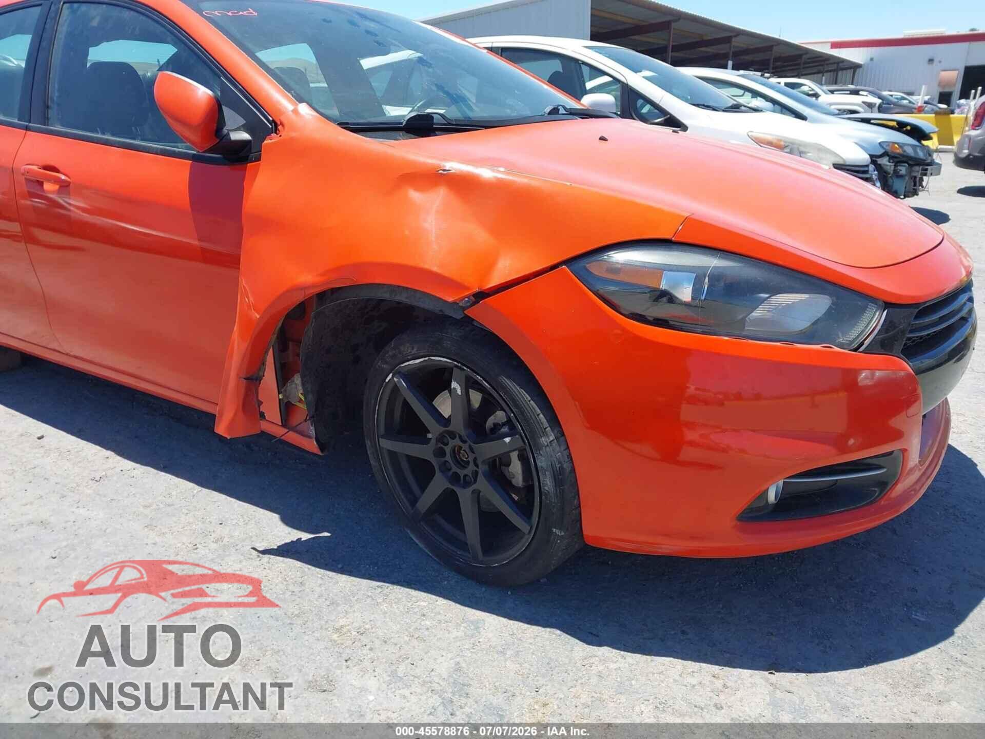 DODGE DART 2015 - 1C3CDFEB8FD253507