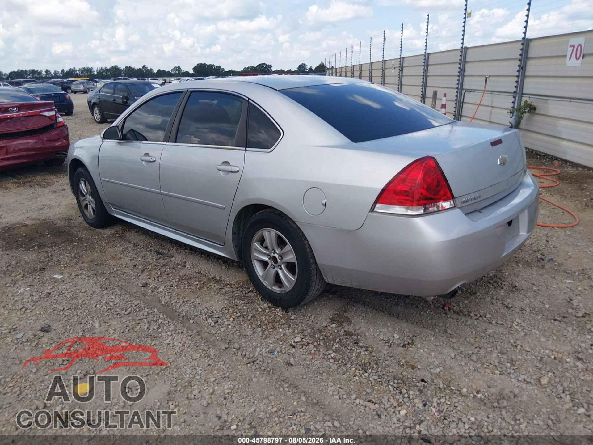 CHEVROLET IMPALA 2013 - 2G1WF5E36D1178314