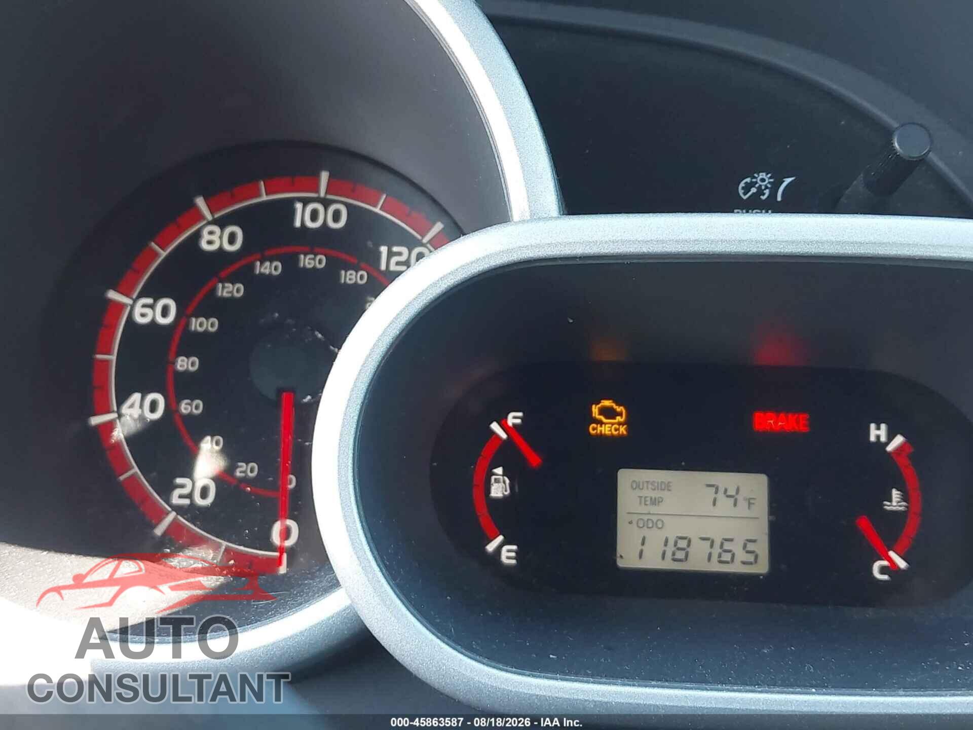 TOYOTA MATRIX 2011 - 2T1KU4EE3BC710544