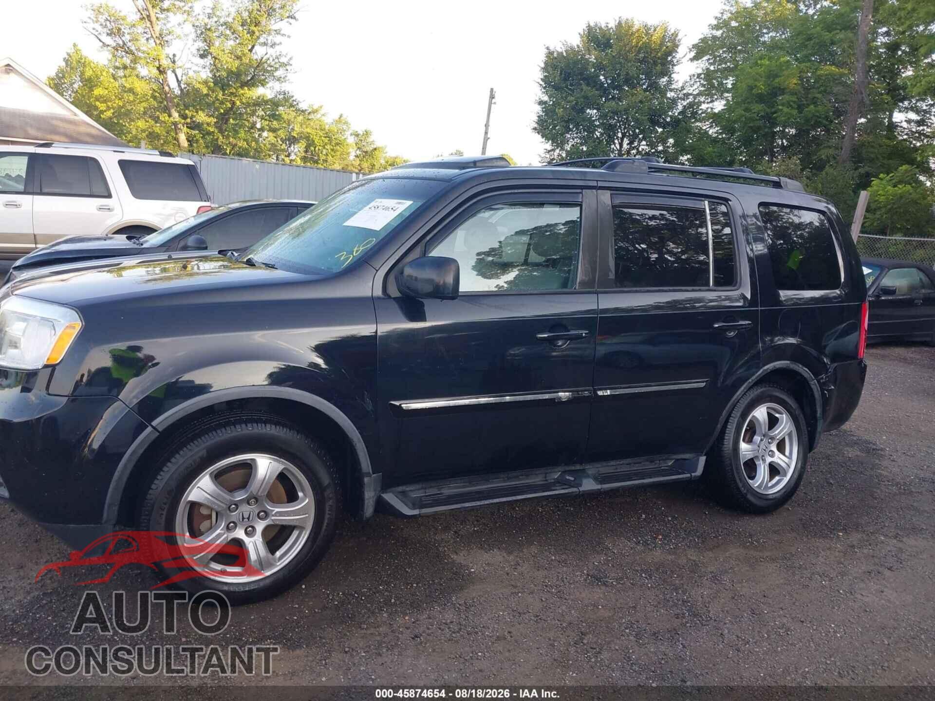 HONDA PILOT 2012 - 5FNYF4H77CB039846