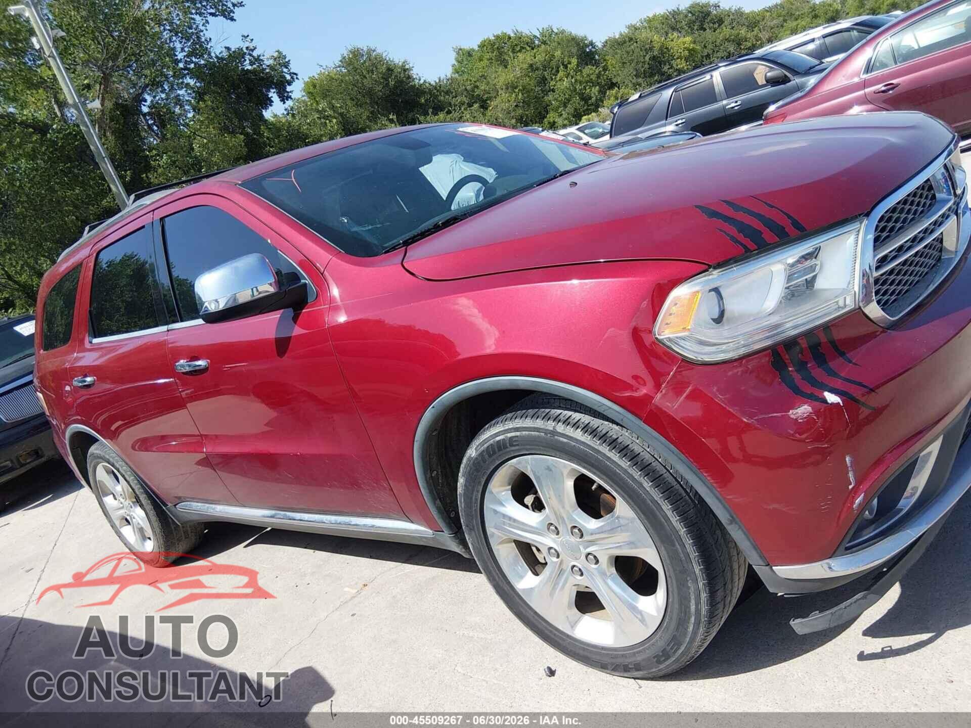 DODGE DURANGO 2015 - 1C4RDHAGXFC784510