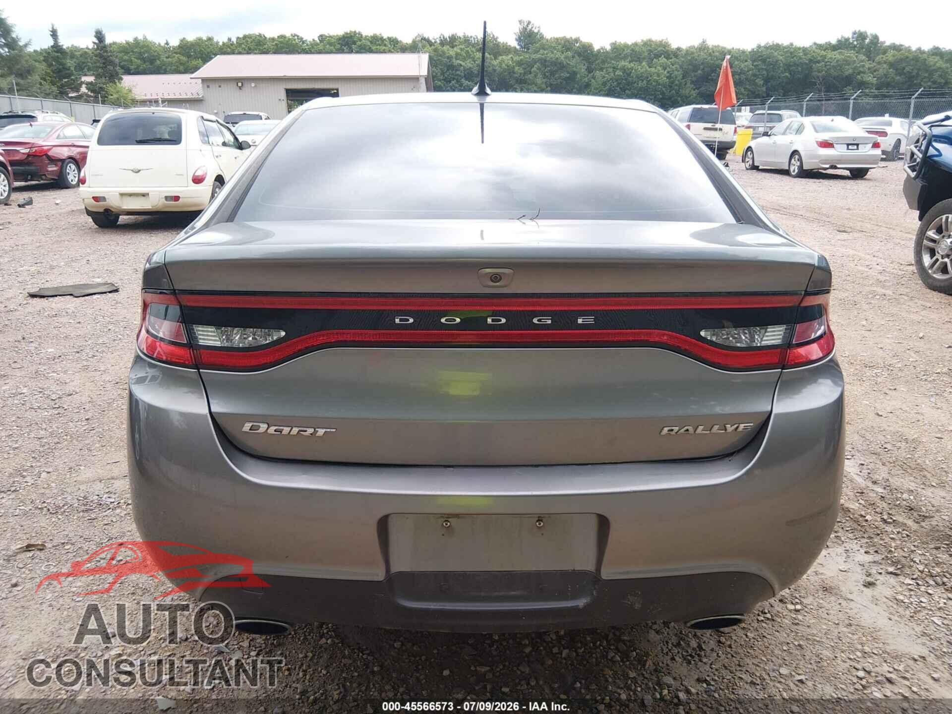 DODGE DART 2013 - 1C3CDFBA3DD314612