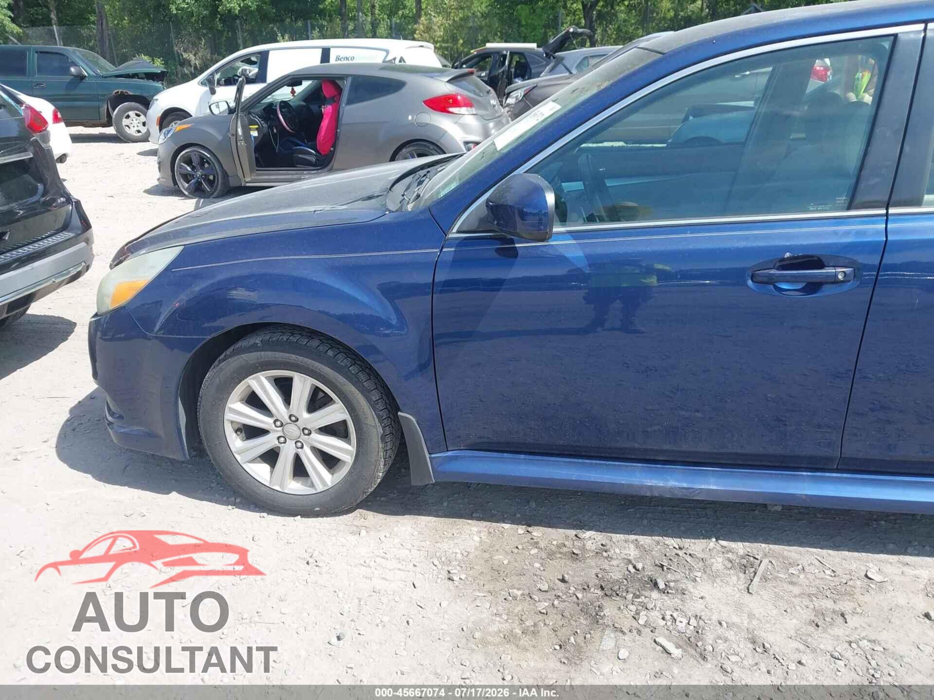 SUBARU LEGACY 2011 - 4S3BMBB63B3236265