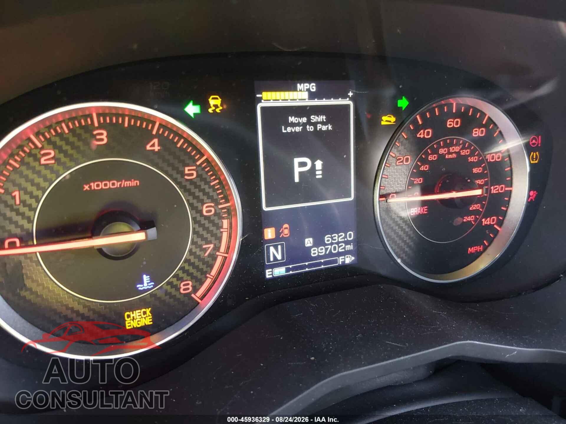 SUBARU IMPREZA 2017 - 4S3GTAK64H3719081