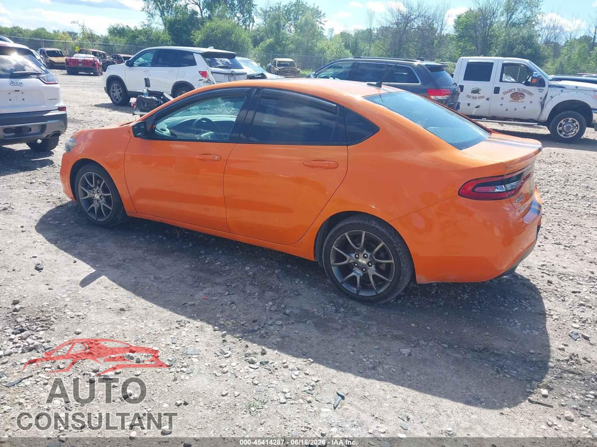 DODGE DART 2013 - 1C3CDFBA3DD320250