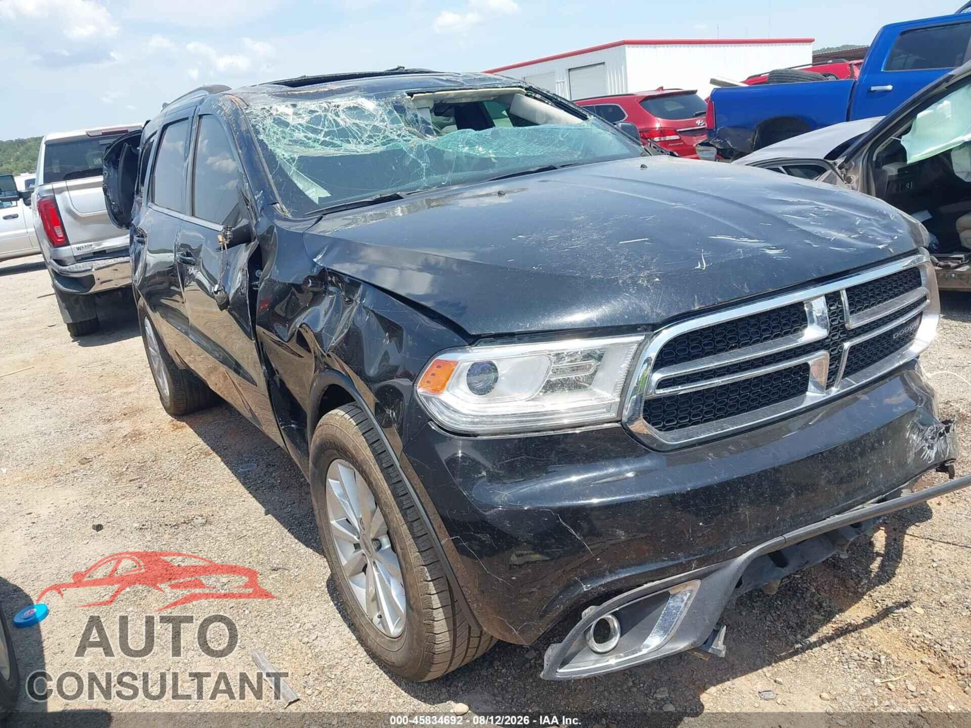 DODGE DURANGO 2019 - 1C4RDHAG3KC604634