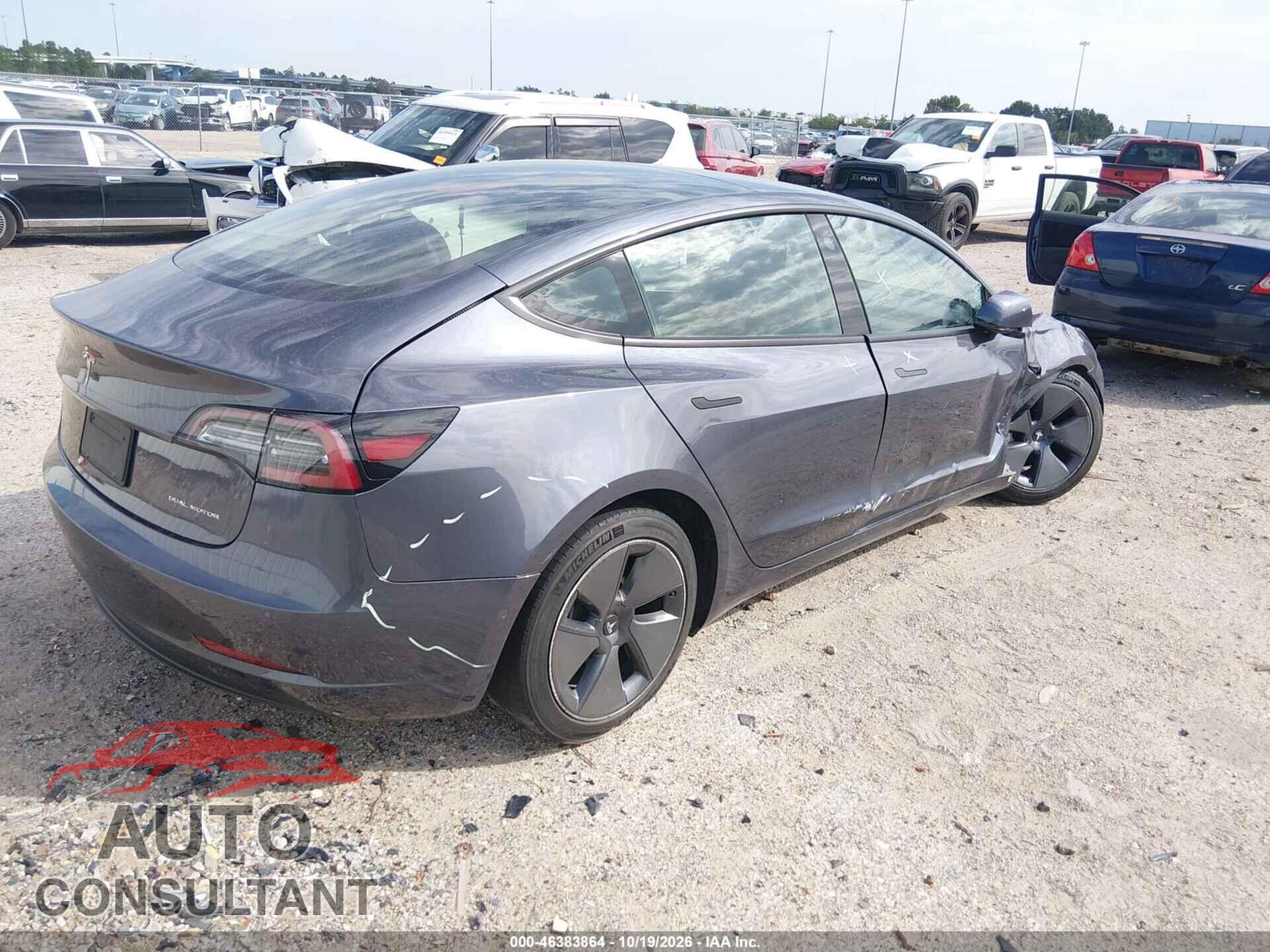 TESLA MODEL 3 2022 - 5YJ3E1EB0NF325917