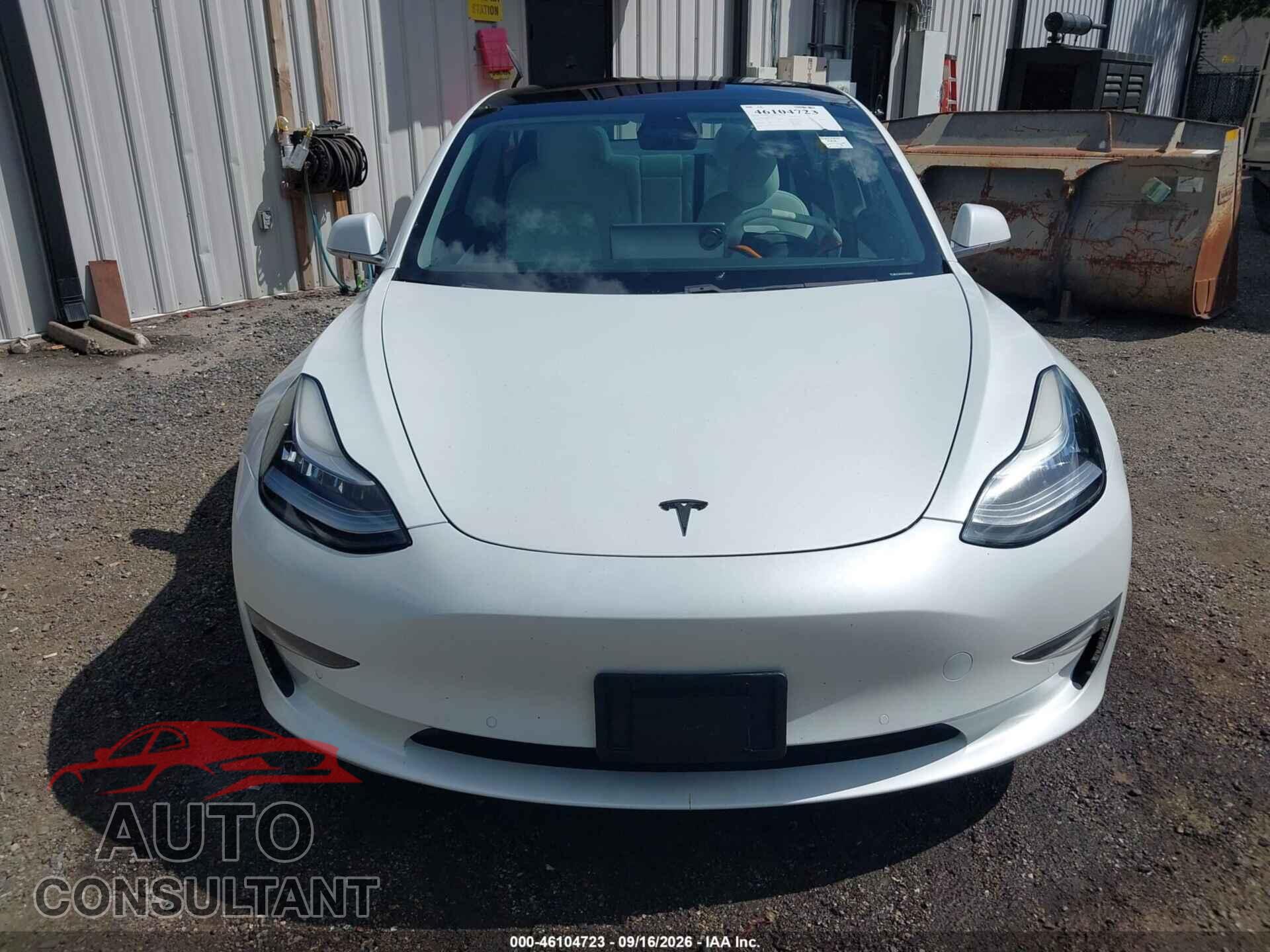 TESLA MODEL 3 2019 - 5YJ3E1EB7KF368128