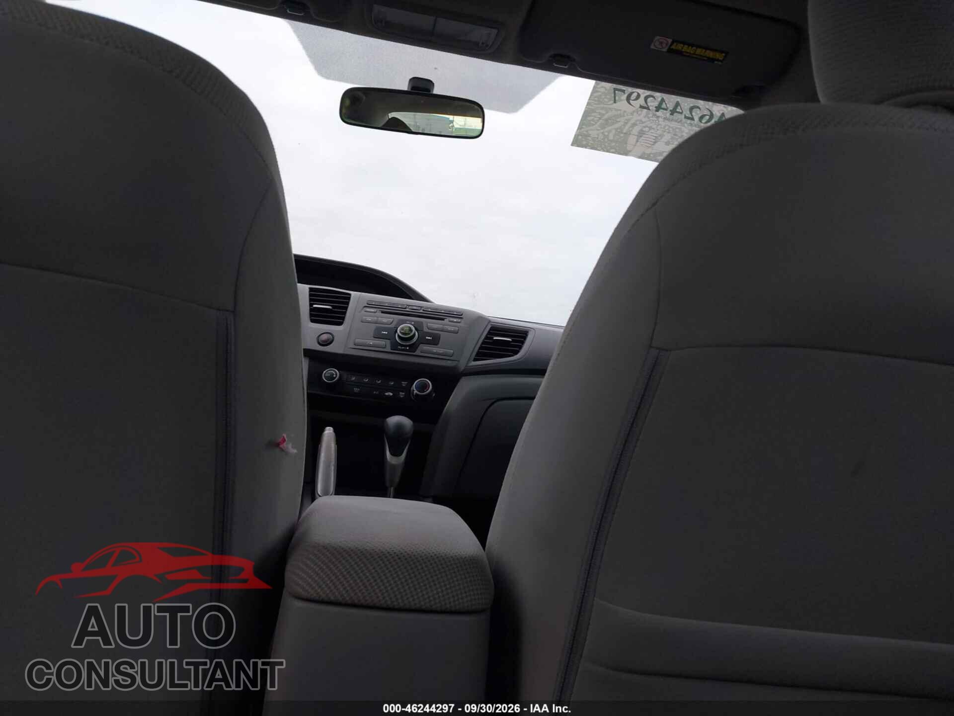 HONDA CIVIC 2012 - 2HGFB2F52CH312079