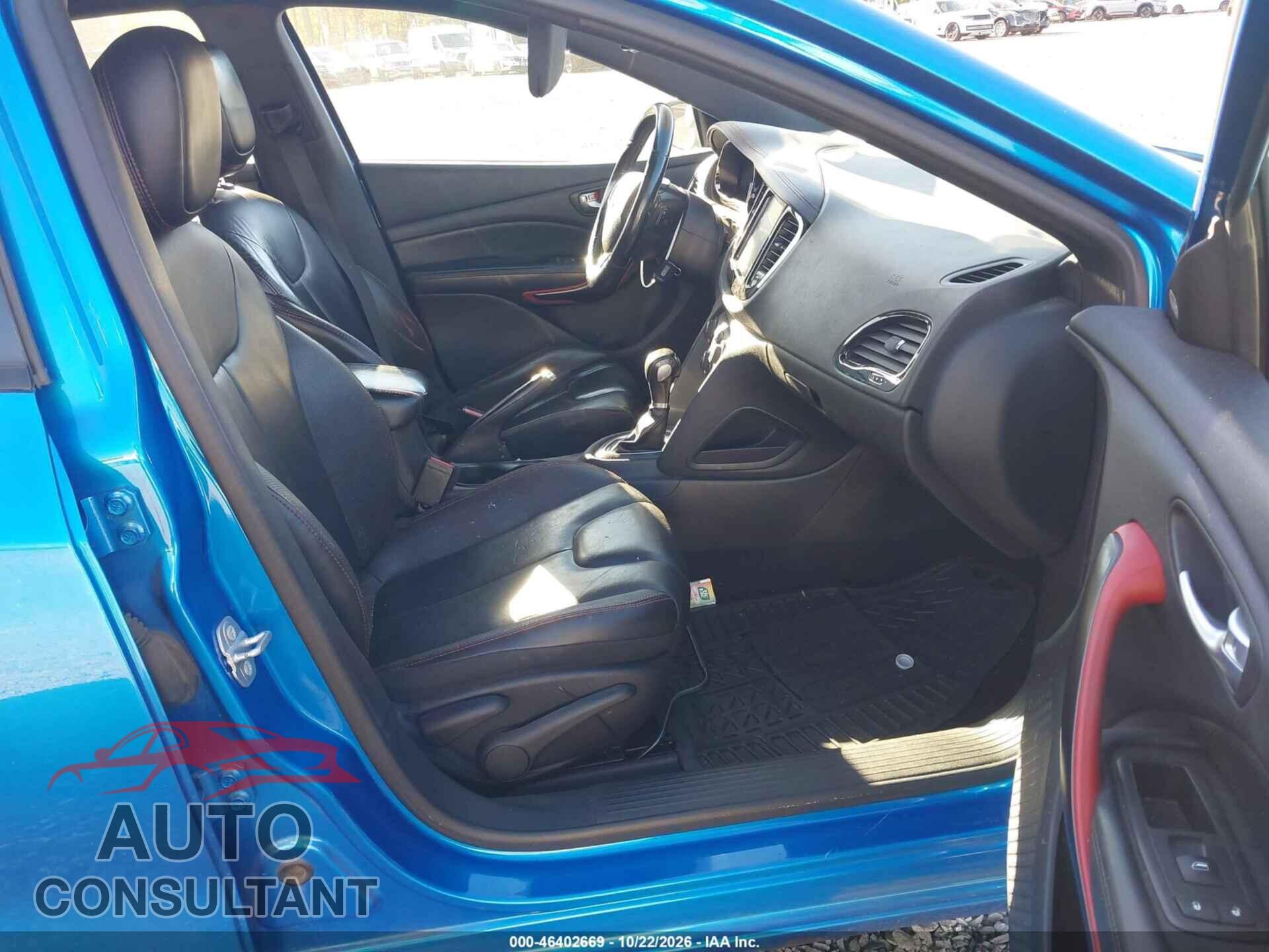DODGE DART 2015 - 1C3CDFEB0FD421768