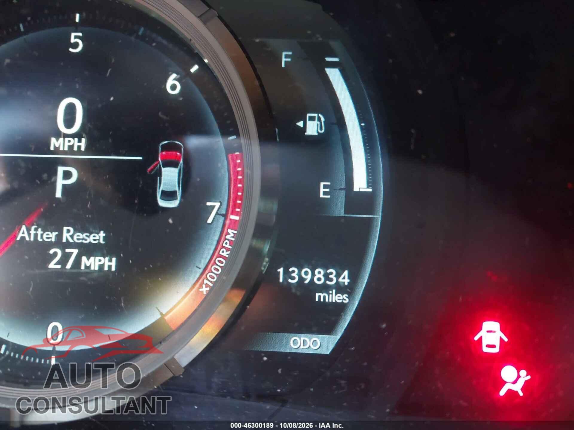 LEXUS IS 250 2014 - JTHBF1D28E5015833