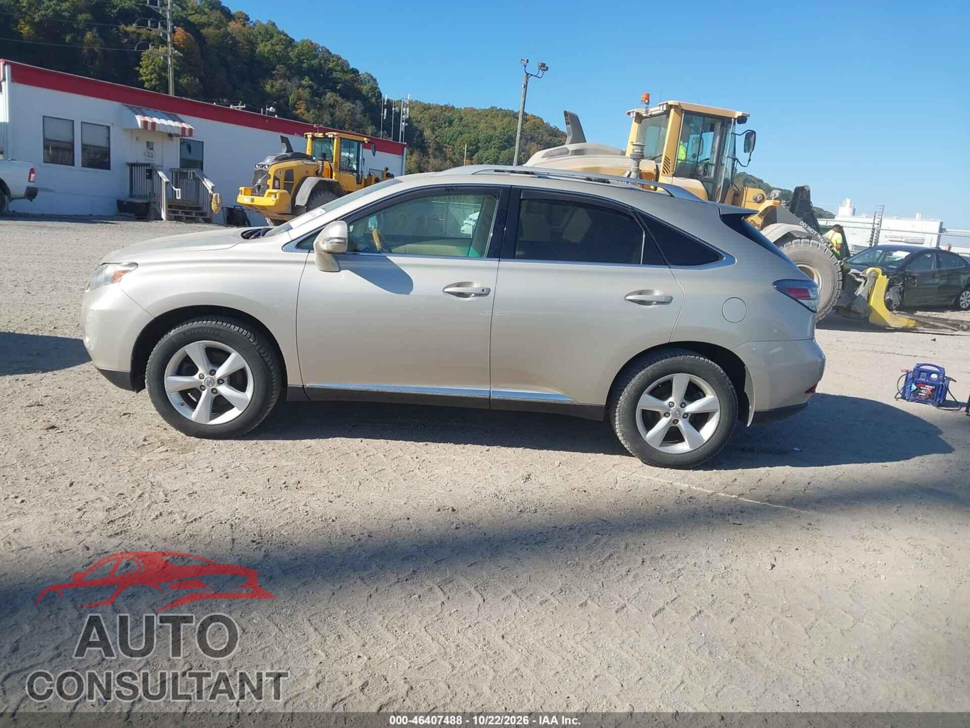 LEXUS RX 350 2011 - 2T2BK1BA3BC087105