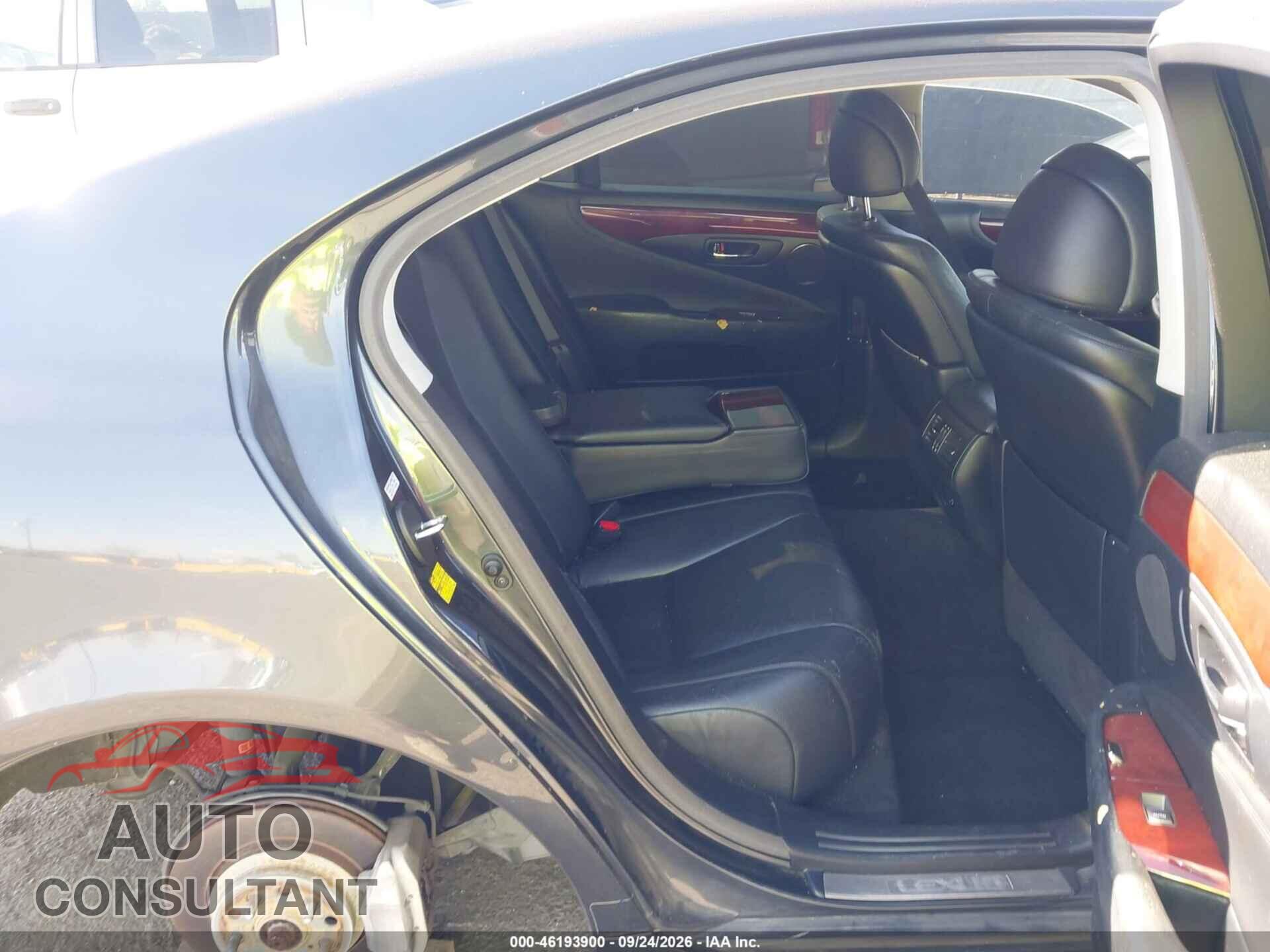 LEXUS LS 460 2009 - JTHBL46F495088343