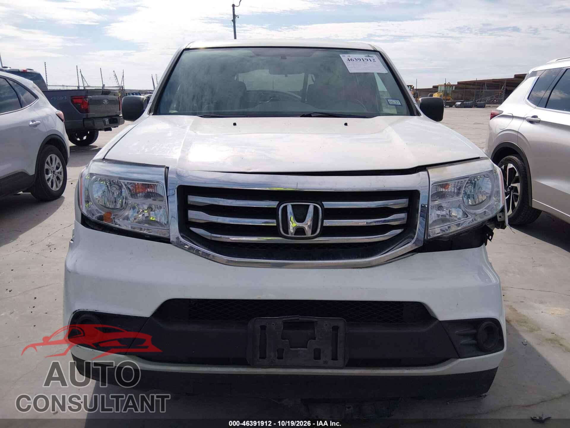 HONDA PILOT 2015 - 5FNYF3H22FB028563