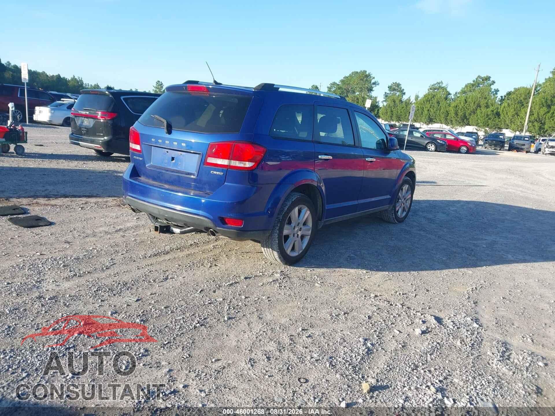 DODGE JOURNEY 2012 - 3C4PDCDG3CT264946