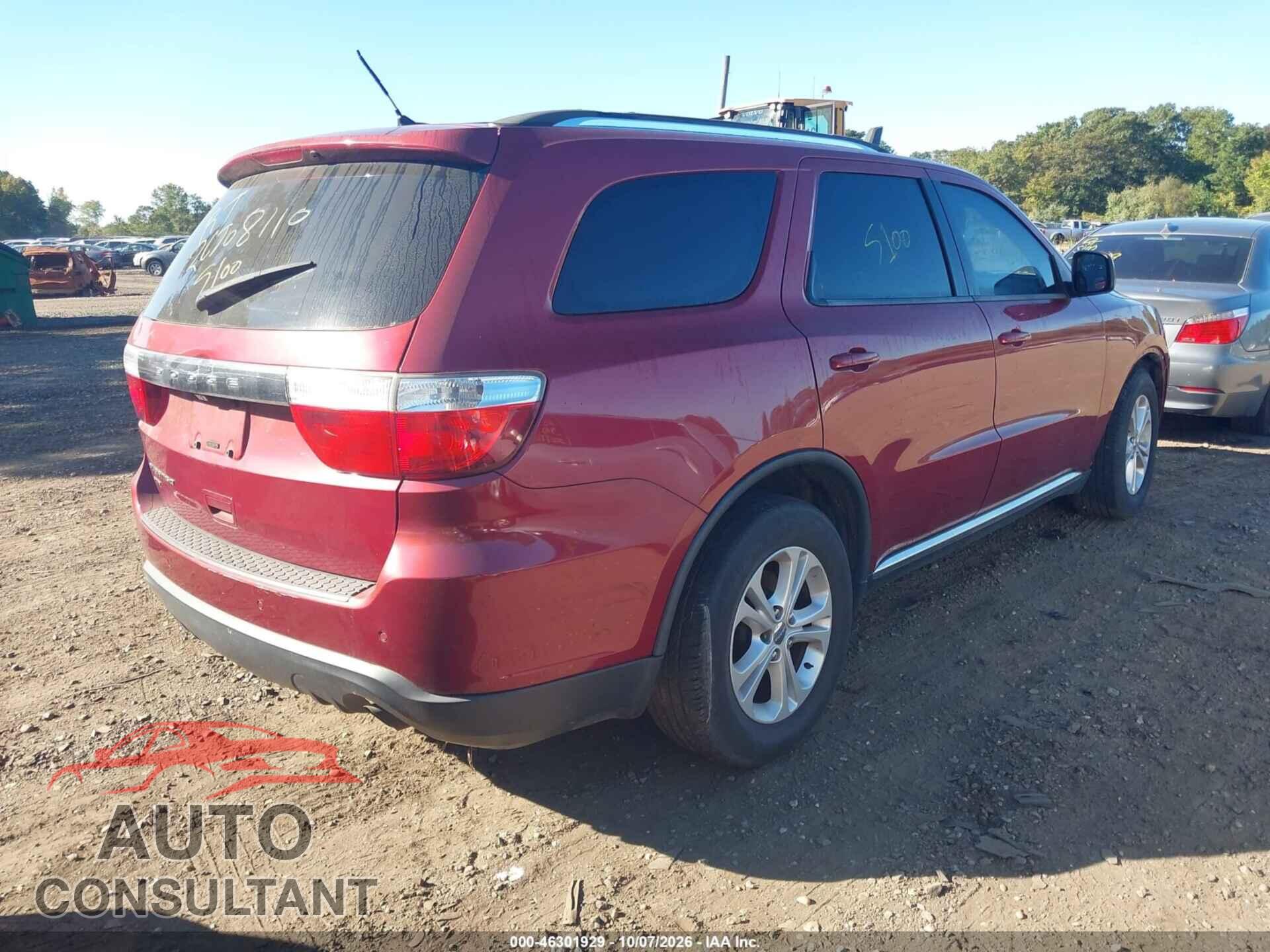 DODGE DURANGO 2013 - 1C4RDJAG1DC668021