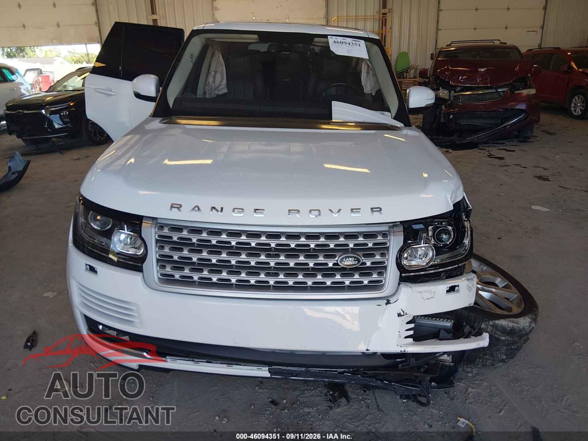 LAND ROVER RANGE ROVER 2016 - SALGS2KF4GA245709