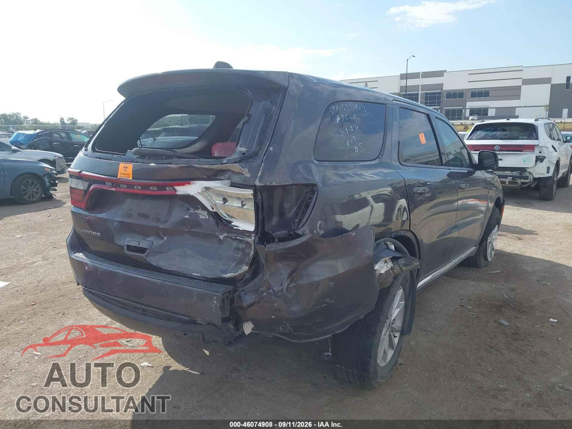 DODGE DURANGO 2021 - 1C4RDHAG4MC519403