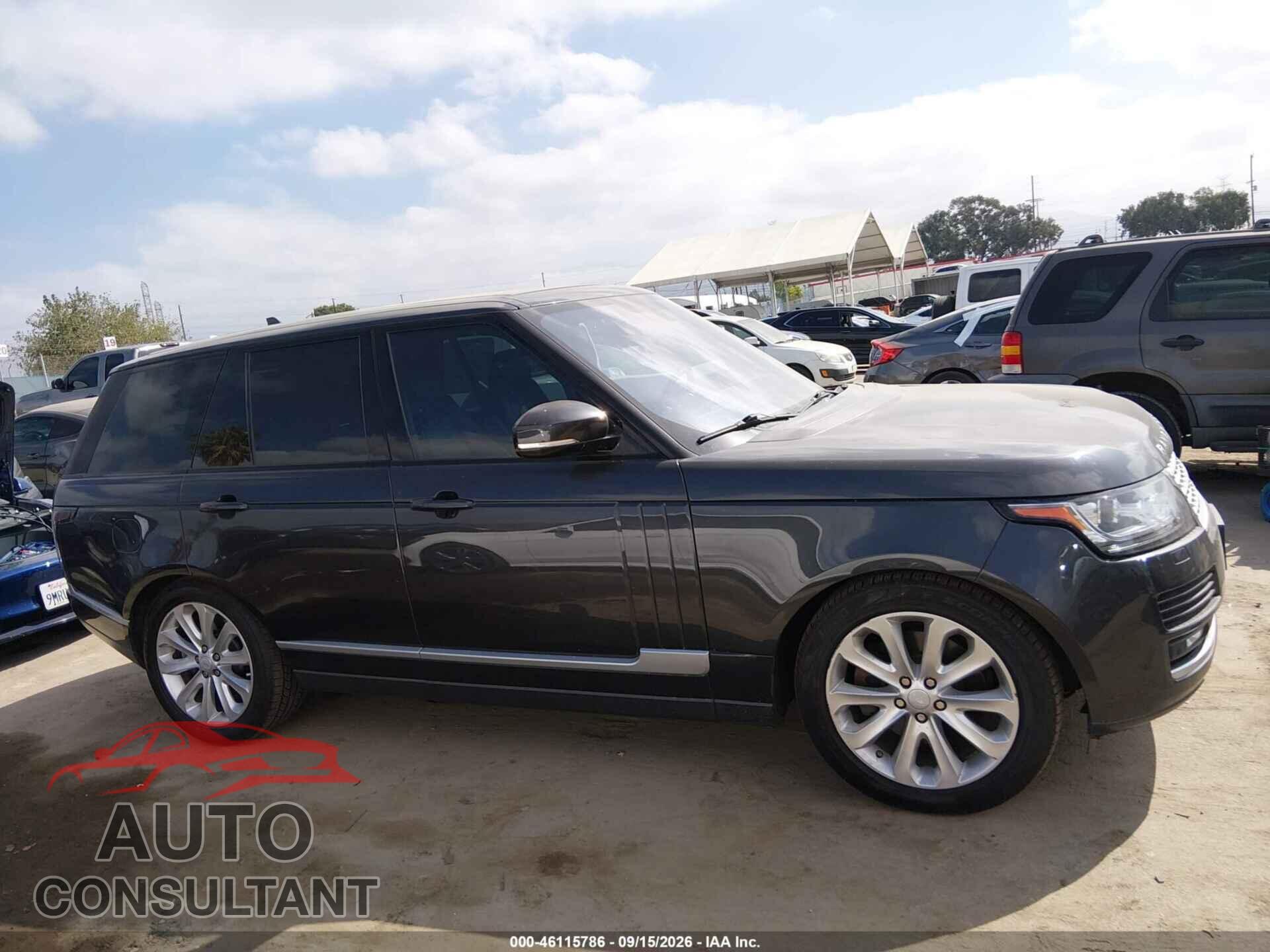 LAND ROVER RANGE ROVER 2016 - SALGS2KF8GA258639